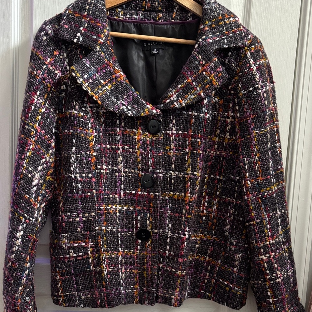 Dialogue Tweed Blazer L